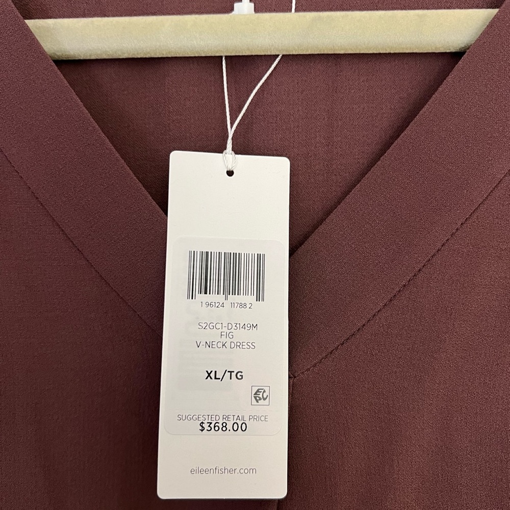 Eileen fisher v neck dress - Picture 3 of 3